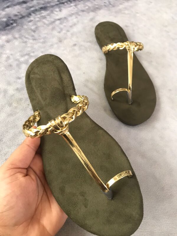 Gold Braided Flat