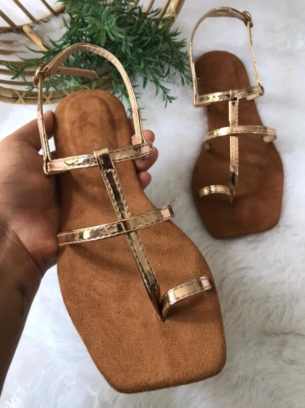 Brown Thong Sandals - Image 2