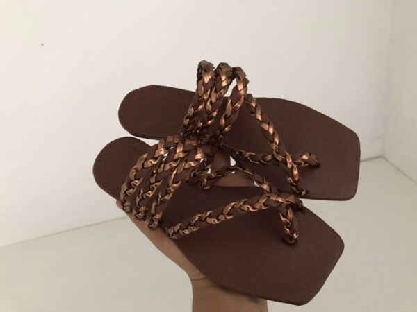 Brown Detailed Sandals - Image 2