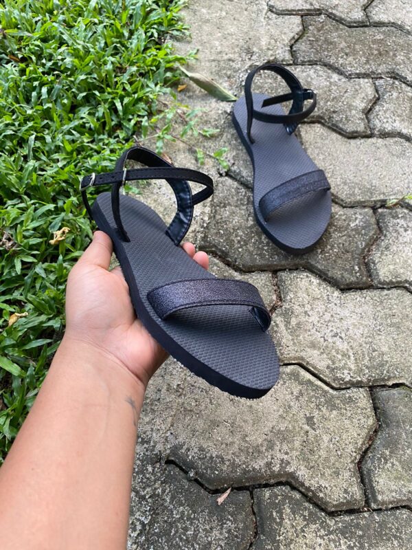 Shiny strap Sandals - Image 3