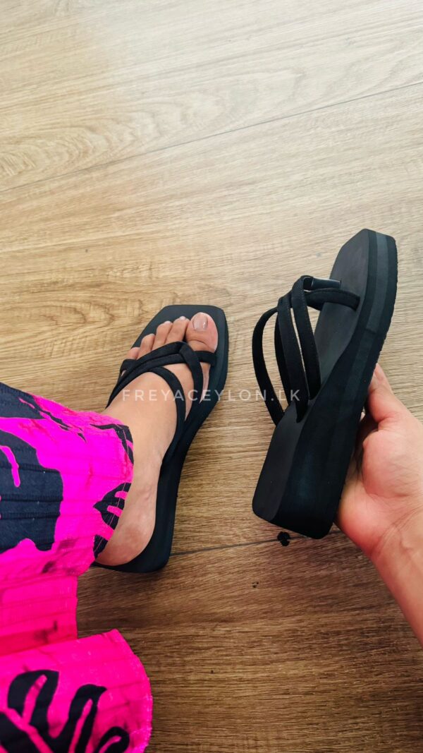 Double Cross Strappy Wedge - Image 2